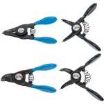 Bgs technic ? jeu de 4 pinces circlips 80 mm ? droites et coud�es ? pour petits circlips int�rieurs / ...