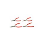 Jeu de 4 pinces pour circlips - becs droits - 10 � 60 mm - facom
