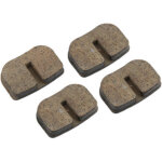 Jeu de 4 plaquettes de frein � disque arri�re en c�ramique pour mini - moto / kart / scooter motovox ...