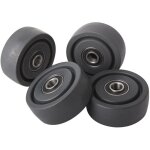 Clas - jeu de 4 roues fixes 72x28mm pour cric rouleur oh 6030 - sa 6030 equipements