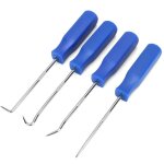 Kkmoon - jeu de 4 tournevis pour joint d'huile, jeu de crochets d'extraction de gravier de pneu, crochet ...