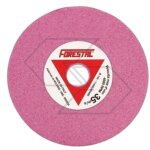 Jeu de 5 disques � grain fin de couleur rose pour aff�teuses de cha�nes de tron�onneuses
