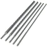 Jeu de 5 forets b�ton sds plus longs 600 mm 16 18 20 22 25 mm