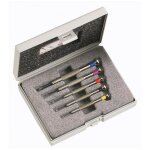 Jeu de 5 tournevis horloger facom pour vis � fente - hb. 1b