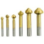 Jeu de 6 fraises � 90 � jeu de fraises hss, rev�tements en titane 6, 3 - 20, 5 mm fraise (jeu de fraises ...