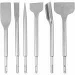 Ersandy - jeu de 6pcs burin sds - plus, 25cm longueur, coffret pour enlevement de bton et carrelage ...