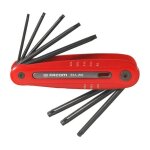 Jeu de 8 cls allen facom 89r. jm8pb - torx rsistorx - sur monture - 8 - 40 mm