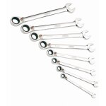 Jeu de 8 cl�s mixtes a cliquet 8 a 19 mm sam - 50cj8