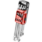 Jeu de 8 cl�s plates mixtes m�triques 8 - 19 mm sur �tui portatif - 440. jp8pb - facom