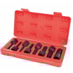 Jeu de 8 douilles � chocs torx - douille longue monobloc torx 1 / 2' (12, 5 mm)