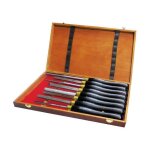 Jeu 8 pcs gouges hss ciseaux de tournage pour bois tour holzmann h8tlgn