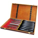 Jeu 8 pcs gouges hss ciseaux de tournage pour bois tour holzmann h8tlgn