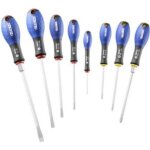 Jeu de 8 tournevis fente - phillips - pozidriv - e160907 - expert by facom