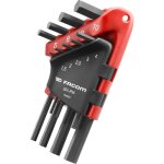 Jeu de 9 cl�s allen courtes coud�es 6 pans - 82h. jp9a - en �tui - facom