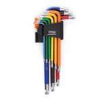 Jeu de 9 cl�s allen torx color�es kd11930