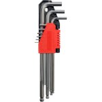 Yato - jeu 9 cles males extra longues allen, btr, chc, 6 pans tete boule de 1. 5 a 10mm