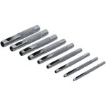 Jeu de 9 emporte pieces ronds 2, 5 - 10 mm, poincons de decoupe joints