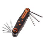 Jeu de cls allen pliantes avec 8 mtriques cls hexagonales 1, 5  10mm, pliantes mtrique cl allen ...