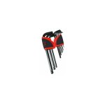 Jeu de cl�s allen en l sam 1. 5 mm, 2. 5 mm, 2 mm, 3 mm, 4 mm, 5 mm, 6 mm, 8 mm, 10 mm 9 pi�ces ( prix ...
