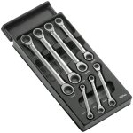 Jeu de cl�s � cliquet facom 7 pi�ces mod. 64j7