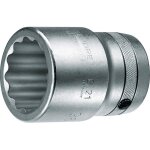 Jeu de clés à douille d 21 1 po. 12 pans ouv. de clé 36 mm longueur 70 mm Jeu de clés à douille d 21 1 po. 12 pans ouv. de clé 36 mm longueur 70 mm