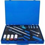 Bgs technic - jeu de cl�s dynamom�trique 6, 3 mm (1 / 4'), 10 mm (3 / 8'), 12, 5 mm (1 / 2') 31 pi�ces ...