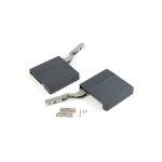 Emuca jeu de compas de porte relevable agile, 580 - 1250, acier et plastique, gris anthracite - talla ...