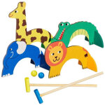 Jeu de croquet pour enfants en design animalier