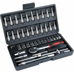 Jeu de douille 1 / 4 46 pièces douille de clé dynamométrique acier carbone coffret de clés à douille ... Jeu de douille 1 / 4 46 pièces douille de clé dynamométrique acier carbone coffret de clés à douille ...