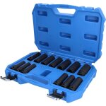 Brilliant tools - jeu de douilles � chocs 1 / 2', 6 pans, 13 pcs, version longue, 10 - 24 mm