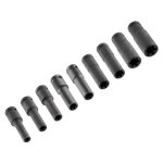 Jeu de douilles � chocs 1 / 2  e torx longues 9 pcs (e10, 11, 12, 14, 16, 18, 20, 22, 24) cr - mo - neo ...
