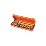 Facom ? jeu de douilles isol�es 1 / 2' carr� 12 pi�ces ? isolation 1000v ? douilles 8 � 19mm ? cliquet ...