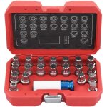 Helloshop26 - jeu de douilles de verrouillage de jante 21 pices outis vhicule garage