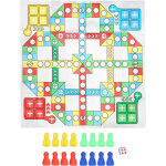 Jeu d'�checs en plastique portable et r�sistant � l'usure - id�al pour les f�tes et les jeux en famille ...