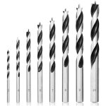 Jeu de forets � bois 3mm - 10mm 8pcs m�che h�lico�daux para bois professional foret brad point pour bois ...