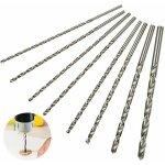 Jeu de forets extra longs 8cps 200 mm, diam�tre 4 mm, 4, 2 mm, 4, 5 mm, 5 mm, 5, 2 mm, 6 mm, 8 mm, 10 ...