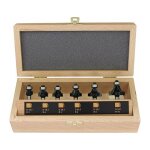 Fisch jeu de fraises  arrondir 973ct06a03 carbure  de queue 8 mm 6pcs - 973ct06a03