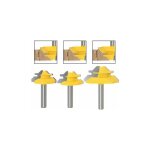 Jeu de fraises  feuillure 8 mm avec tige de 12, 7 mm 16 mm 19, 05 mm de hauteur fraise  fente fraise ...