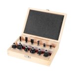 Jeu de fraises stier 8 mm, 12 pi�ces, pour d�fonceuse, partiellement avec roulement � billes, pour fraises ...