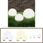 Jeu de lampe boule  led 3 pcs pmma sphrique 20 / 30 / 40 cm - lampes de jardin - clairage extrieur ...