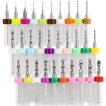 Jeu de m�ches pour circuits imprim�s 30pcs, 0, 1mm - 3, 0mm, 1 / 8' queue cannel�e en spirale m�ches ...