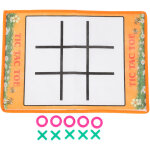 Jeu de morpion pour enfants - souple et pliable - jeu de soci�t� familial pour f�tes d'enfants