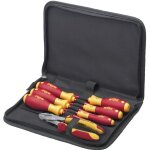 Jeu d'outils �lectricien tournevis, pince coupante diagonale grande capacit�, 8 pcs y compris un classeur ...