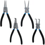 Brilliant tools - jeu de pinces à circlips, 4 pcs, 175 mm Brilliant tools - jeu de pinces à circlips, 4 pcs, 175 mm