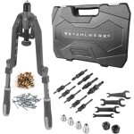 Jeu de pinces � �crous � river et � rivets aveugles 85 pi�ces pince � river 2 en 1 - stahlwerk