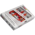 Jeu de pinces vde 3 pi�ces ? pince universelle 180mm, pince coupante 160mm, pince � becs demi - ronds ...