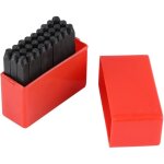 Jeu de poin�ons de num�ro de lettre de 3 mm en acier au carbone pour cuir, bois, bijoux. (alphabet)