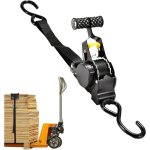 Jeu de sangles d'arrimage, avec tendeur � cliquet et crochets en s, r�traction automatique, pour l'arrimage ...