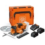 Fein - jeu de scies circulaires portatives sans fil pour le m�tal f - iron cut 57 as, 2x 8, 0 pc et chargeur ...