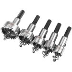Jeu de scies cloches, 5 pi�ces scies cloches cobalt hss 16 / 18, 5 / 20 / 25 / 30 mm, scies cloches en ...